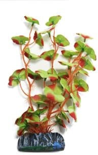 Betta Realistic Silk Artificial Aquarium Plants ~ 20cm Silk Red-Edged Hydrocotle