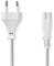 Nedis Cavo di alimentazione Conec tor Europeo - IEC-320-C7, 2,0 m, bianco