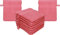 Betz Premium Lot de 10 Gants de Toilette en éponge lavettes pour Le Visage en 100% Coton Gant de Toilette pour bébé (Framboise)