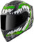 Bogotto V128 Naga Helm, schwarz matt/grün, XL