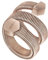 BREIL - Damenring Gleam Collection TJ3056 - Damenschmuck - IP-Stahlring für Damen mit Hochglanzoberfläche, Anpassbar an jede Größe - Roségold