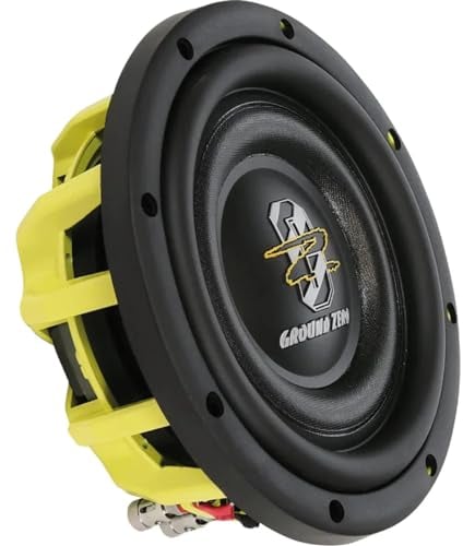 Ground Zero GZHW 8SPL-D2 Flat - 20 cm Passiv Subwoofer mit 800 Watt (RMS: 400 Watt)