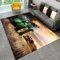MYTWEX 3D-Auto-Traktor-Serie bedruckter Teppich Familie Wohnzimmer Schlafzimmer Sofa Fußmatte dekorativer Teppich Kinder rutschfeste Bodenmatte(LK1876) 120x160Cm