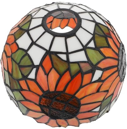 Angoily Lampenschirm Aus Glas Lichtschale Aus Glas Austausch Des Lampenschirms Aus Glas Nachttischlampenabdeckung Mandala-lampenschirm Deckenlampenschirm Retro-lampe Handbuch Lampenzubehör