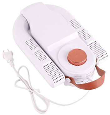 Natudeco Klappbarer Schuhtrockner, Stiefeltrockner Für Arbeitsstiefel, Tragbarer Elektrischer Schuhtrockner Für Turnschuhe, Stiefeltrockner, Wärmer Für Skischuhe, Handschuhe, Mütze(Weiß)