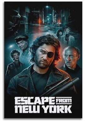 karn Escape From New York Poster, Wandkunst, Leinwand, Poster, Raumdekor, ästhetisch, Poster, Druck, Dekoration, Poster, 30 x 45 cm, ungerahmt
