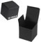 16 Schwarz Geschenkboxe Kraftpapier, 10 x 10 x 10 cm Geschenkschachtel Klein, Karton Schachteln, Pappschachteln mit Deckel, Geschenkboxn Quadratisch für Geschenke, Party, Hochzeit, Geburtstag