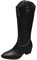 Generico Stivali Donna Alti con Tacco Texani Invernali Stivaletti Equitazione Camperos Texani Donna Tronchetti a Metà Polpaccio Anfibi Donna Boots Cerniera a Punta Scarponcino
