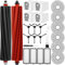 Zubehörset für Roborock Q Revo Master/Q Revo Slim, Ersatzteil Set für Roborock Qrevo Master, 2 Hauptbürsten, 4 Filter, 6 Wischtücher, 4 Staubbeutel, 6 Seitenbürsten, 1 kleine Bürste, 1 Schraubendreher