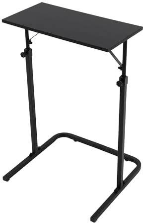 Fahrrad Schreibtisch Laufband Stehschreibtisch aus Stahl, 88-120 CM Höhenverstellbar Walking pad Trainingstisch Laptop Tisch, Multifunktionspult Indoor Rad Training Fitnesstisch für Zuhause, Büro