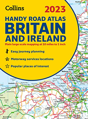 2023 Collins Handy Road Atlas Britain and Ireland: A5 Spiral (Collins Road Atlas)
