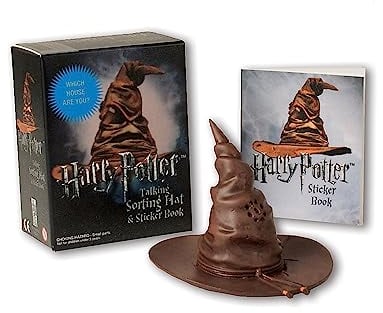Harry Potter Talking Sorting Hat and Sticker Book: Which House Are You? (RP Minis)