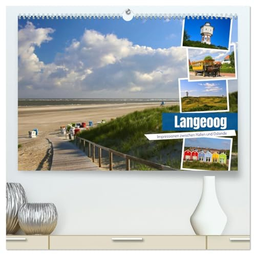 Langeoog 2026. Impressionen zwischen Hafen und Ostende (hochwertiger Premium Wandkalender 2026 DIN A2 quer), Kunstdruck in Hochglanz: 12 ... schönste Seiten zeigen! (CALVENDO Orte)
