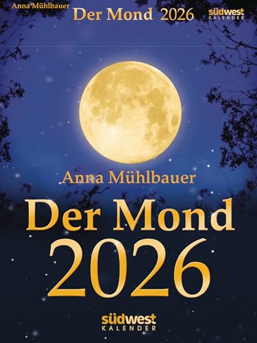 Der Mond 2026 - Tagesabreißkalender