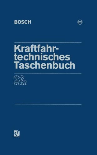 Bosch Kraftfahrtechnisches Taschenbuch.
