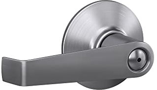 Schlage F40 CSV ELA 626 Commercial Series Elan Door Lever, Bed & Bath Privacy Lock, Satin Chrome
