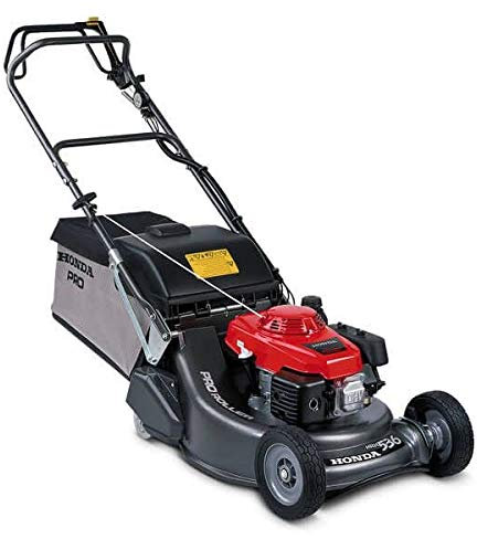 HRH 536 QX 4-Wheel Self Propelled Petrol Lawn Mower - Red