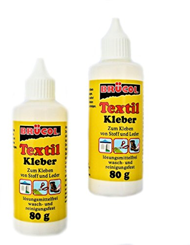 2 Flaschen Textilkleber je 80 g