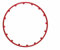 Rim Rimgz 63130 Alu-Felgenschutz 16 Zoll, Rot, 4-Teilig, Anzahl 4