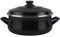 Megafesa 01102588 - Kasserolle mit Deckel, Durchmesser 24 cm, Farbe schwarz