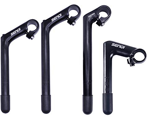 SENQI 22,2 * 25,4 mm Galvanik Schwanenhals Aluminiumlegierung 80 * 220 * 240 Stiele mit Zähnen BSB040 (schwarz)