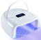 60W Rechargeable LED Gel Nail Light,Cordless Pro Nail Dryer Curing Lamp Wireless UV Gel Nail Art Tools,Portable Handle Nail Machine for Home & Salon