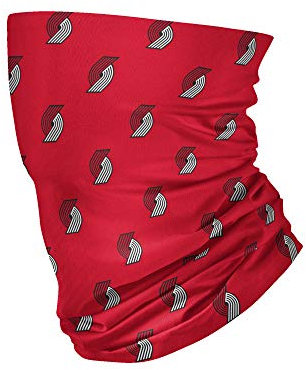 FOCO Portland Trail Blazers NBA Mini Print Logo Gaiter Scarf Large