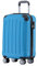 BEIBYE Hartschalen-Koffer Trolley Rollkoffer Reisekoffer Handgepäck 4 Rollen (M-L-XL-Set) (Turquoise, M)