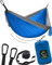 Hängematte Camping- Hängematte 2 Personen, Ultraleichte Outdoor Hängematte, Perfektes Camping Geschenke, Camping Hängematte Outdoor mit 2 Baumgurten + 2 Karabiner