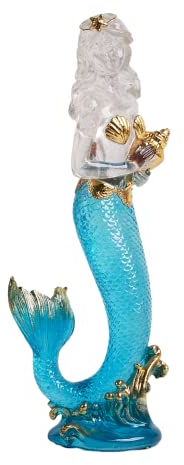 SEINHIJO Meerjungfrau Figuren Skulptur Modern Statue Geschenk Ozean Dekor Arts Polyresin 25cm