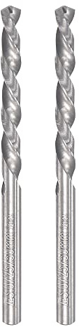sourcing map 2Stk. Hartmetall Spiralbohrer 3mm Metrisch Bohrwerkzeug | Bohrer links Spiralflöten Zylinderschaft Wolframstahl, Für Rostfreier Stahl Legierung Metall