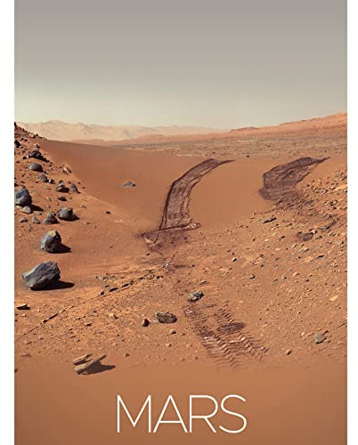 Artery8 NASA Our Solar System Mars Rover Planet Surface Image Unframed Wall Art Print Poster Home Decor Premium