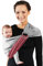 Love Radius La Petite Schal ohne Knoten – meliert, rosa (wendbar) | Installiert in 45 Sekunden – Geburt bis 14 kg – Babytrageschal, Babyzubehör