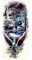 DCIDBEI Diamond Painting Löwe Schwarz Weiss 40x80cm Ying Yang Skull Totenkopf Diamant Schädel Strass Stickerei Kreuzstich Nach Zahlen Tiere