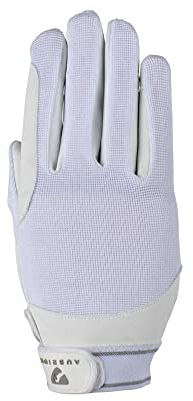 Aubrion - Herren/Damen Unisex Reithandschuhe, Netzmaterial (XL) (Weiß)
