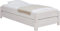 WOODLIVE DESIGN BY NATURE Massivholz Gästebett Stapelbett Twin in Kernbuche weiß (90 x 200 cm) inklusive 2X Lattenrost starr