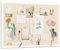 Miratino Große Pinnwand, 91,4 x 61 cm, weiße Korktafeln für Wände mit Rahmen, Pinnwand, Sichttafel für Zuhause, Schule, Büro, Dekoration