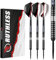 RUTHLESS Night Hawk Professionelles Dart-Set mit Wolfram-Stahlspitze, 23 g und 25 g, mit Flights und Schäften (25 g)