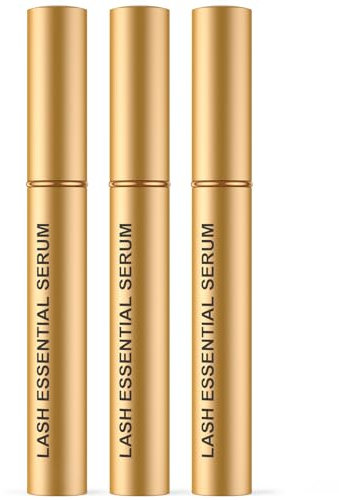 Feyano Eyelash Serum- Natural Comestic Eyelash Serum for Longer, Thicker Lashes & Brows, Boost Lash Serum Vegan & Cruelty-Free-Niacinamide, Centella Asiatica Leaf Extract(15 mL Gold)
