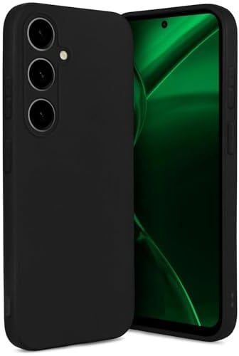 ONEFLOW SlimShield Pro für Samsung Galaxy S23 FE Hülle Ultra dünn erhöhter Rand, TPU Backcover minimalistisch Handyhülle flexibel, Schutzhülle mit Kamera- und Displayschutz, Schwarz