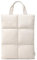 Comfyable Puffy Pillow - Custodia per laptop compatibile con MacBook Pro M3 M2 M1 e MacBook Air 15 M3 2024 M2, manico nascosto in nylon per Mac, bianco gessoso