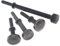 ChgImposs 4pcs Air Hammer Head Air Chisel Hard Steel Solid Impact Hammer Head Support Pneumatic Tool for Knocking/Rusting Removal