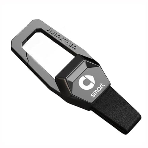 BAUFAS Auto Schlüsselanhänger, Für Smart fortwo 451 450 452 453 454 Cabrio Forfour Coupe, Autoschlüsselbund Ersatz für Fahrzeug, Autozubehörersatz für Mann und Frau,B-OneSize