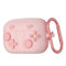 GIOPUEY Cover Compatibile con Sony LinkBuds S, Carino Divertente Cartone Animato TPU Silicone Custodia, Protettiva Case Cover con Gancio Portachiavi per Uomini Donne - Pink