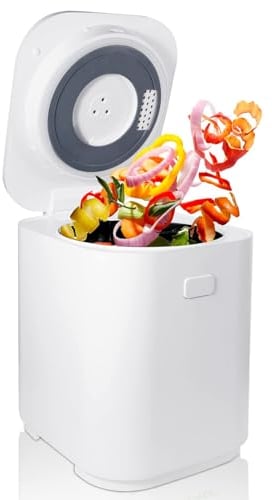 Composteur de Cuisine électrique, bac à Compost de Cuisine Intelligent de 2,5 L, bac à composter Automatique for la Maison et la Cuisine, transformez Les déchets Alimentaires en Engrais de Compost