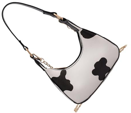 GALPADA Umhängetasche Umhängetasche Modische Tasche Handtasche Aufbewahrungstasche Umhängetasche Eimertasche Eimertasche Tasche Mit Kuhmuster Outdoor Tasche Schultertasche Mit