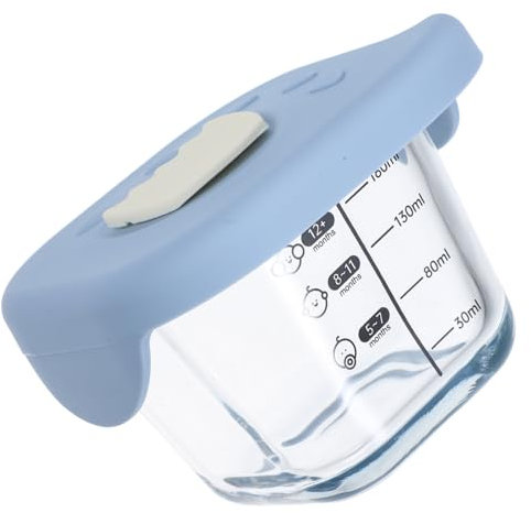RORPOIR tazón de comida de vidrio envases de alimentos complementarios tazón de comida complementaria plato de comida infantil tazón de comida para bebés recipientes de comida para bebés