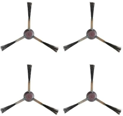 Cepillos laterales de repuesto para el robot aspirador Eureka E10s/E20 Plus (Pack de 4)