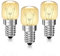 3 Pezzi Lampadina forno E14 T22, Dimmerabile, Resiste a 300° gradi, Bianco Caldo 2700K, per Lampada di Sale, Forno, Frigo