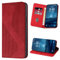 YIRRANZD Cover per Huawei P20 Lite, Protettiva Portafoglio in Pelle PU Cover Libro [Slot Schede], Flip Caso Antiurto Custodia per Huawei P20 Lite (Rosso)